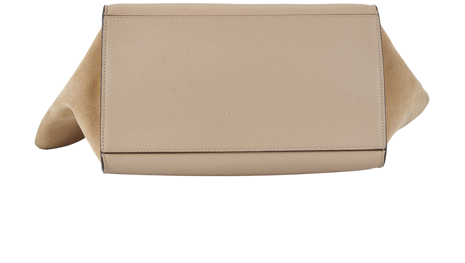 Medium Trapeze, &pound;650, Handbags, Beige, Leather/Suede, Top view